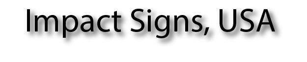 Logo for Impact Signs, USA